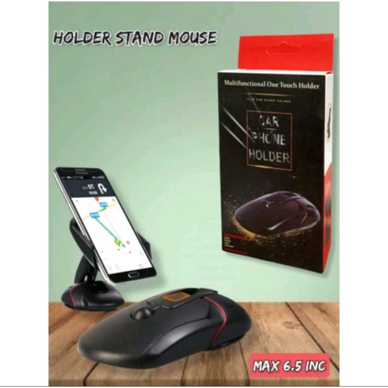 HOLDER MOUSE UNIVERSAL PHONE STANDING ONE TOUCH MAX 6.5 INC