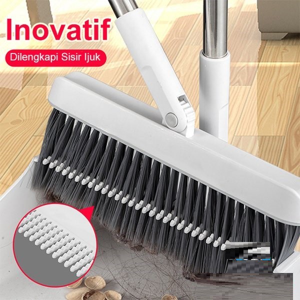 [DISINIAJA] SET SAPU LANTAI / Sapu Lantai Set Sapu Dan Pengki Sekop Sampah-2