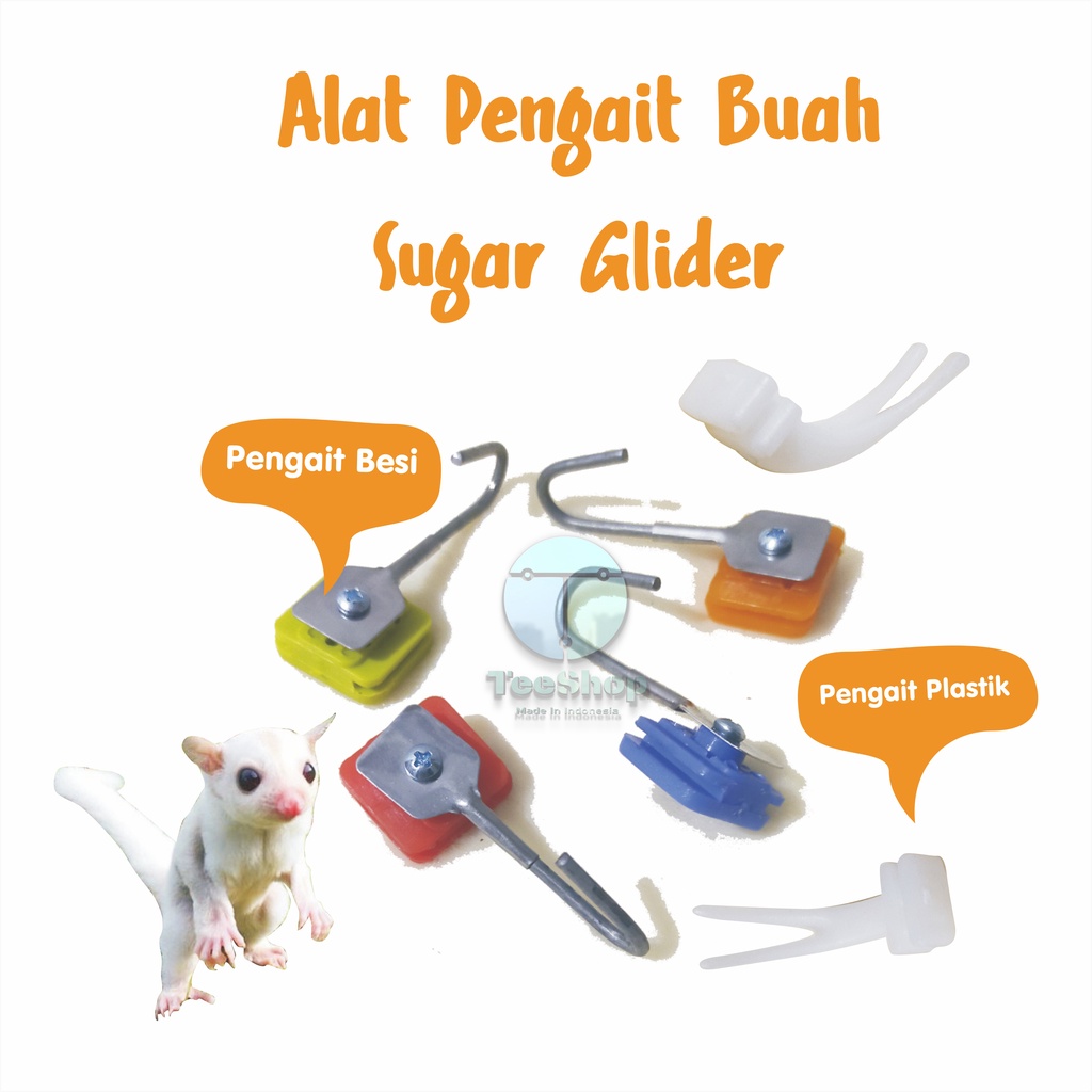 TEMPAT MAKAN PENGAIT BUAH HEWAN SUGAR GLIDER, HAMTER, DAN LANDAK MINI