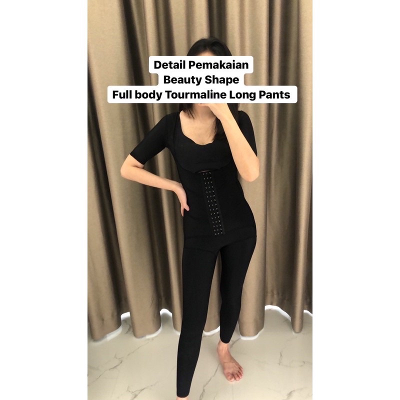 Size M Korset Full Body Tourmaline Celana Panjang Long Pants Beauty Shape Preloved