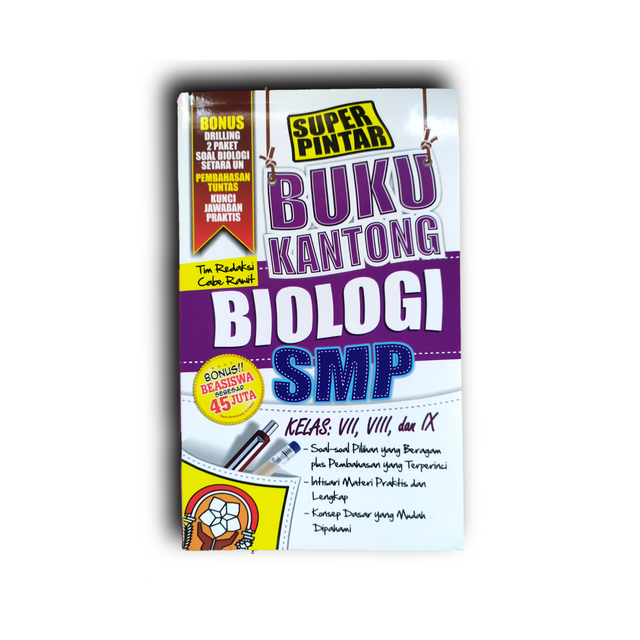 Super Pintar Buku Kantong Biologi SMP Kelas VII, VIII, dan IX