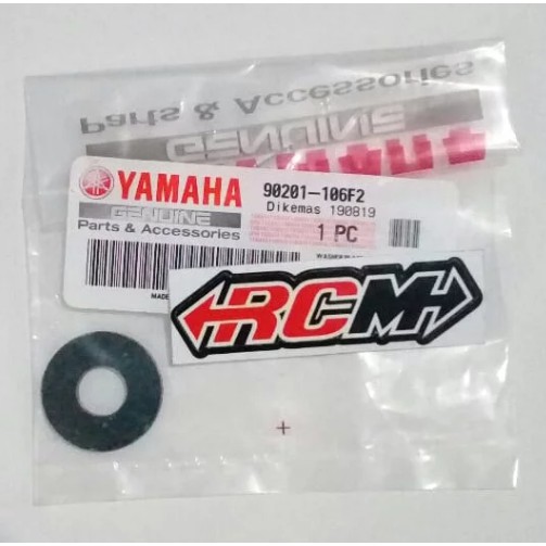 WASHER PLATE PLAT RING SHOCK SKOK BELAKANG RXKING RX KING RXS ORI ORIGINAL YAMAHA YGP 90201-106F2