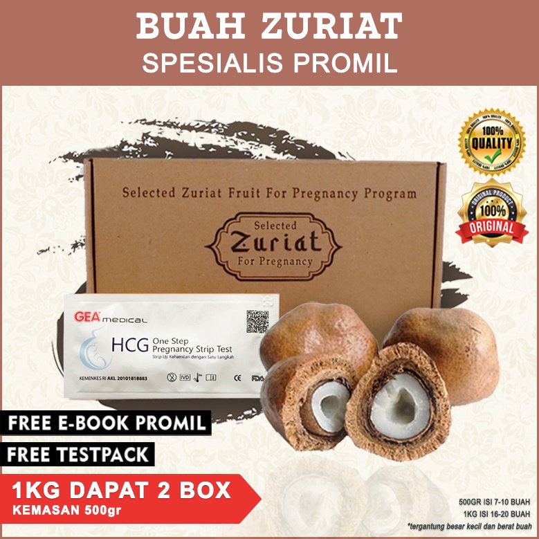 

Buah Zuriat Promil 1Kg Free Test Pack Buah Zuriat Mesir Premium Buah Zuriat Buah Promil Suami Istri