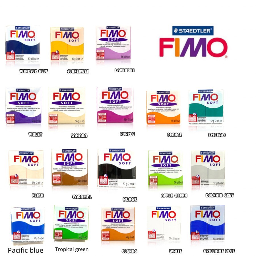 Polymer Clay Fimo Soft Bahan Clay Classic Professional