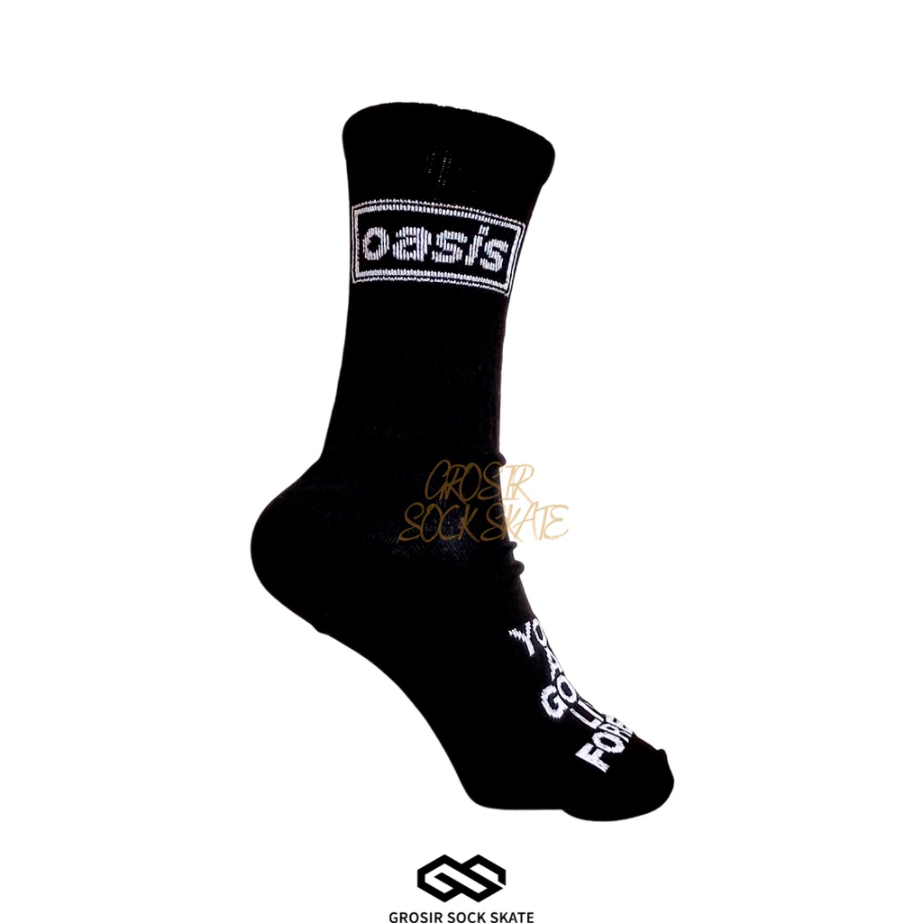 KAOS KAKI OLD SCHOOL OASIS HITAM