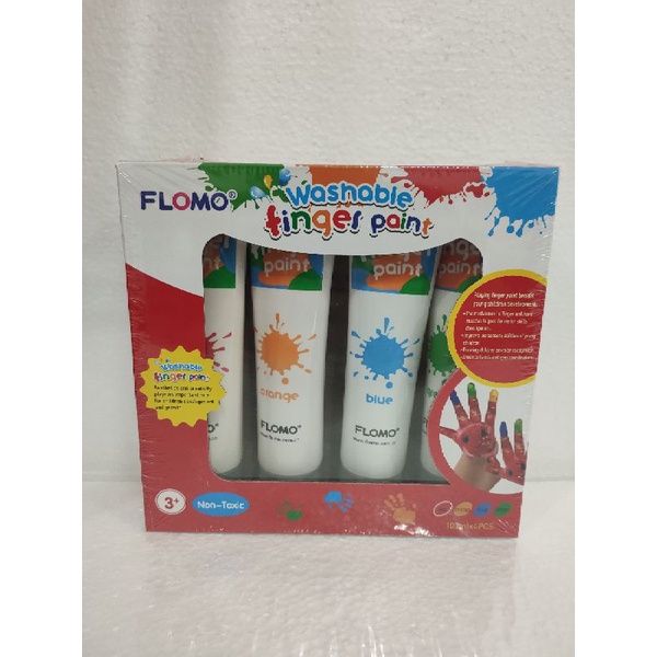 

Finger Paint Flomo Reguler Colors & Non Toxic