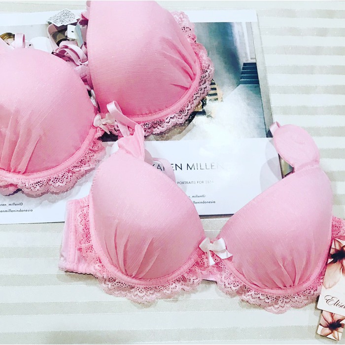 Bra pink cute  bra import  BH