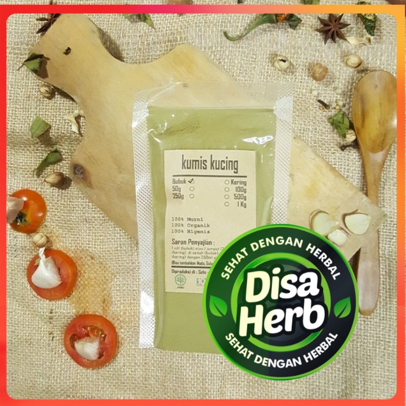 

DAUN KUMIS KUCING BUBUK 1KG - Orthosiphon Aristatus - MURNI - JSR - REMPAH - PREMIUM QUALITY