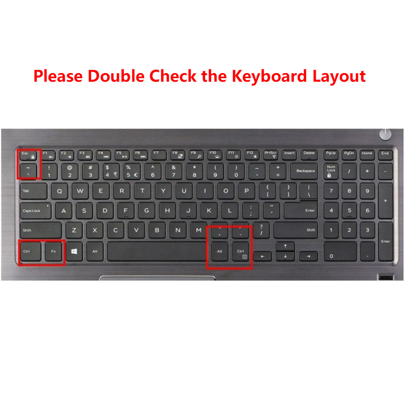 Cover Pelindung Keyboard Laptop Bahan Silikon Ultra Tipis Untuk Dell Latitude 15 3000 (3550) 15.6 Inci