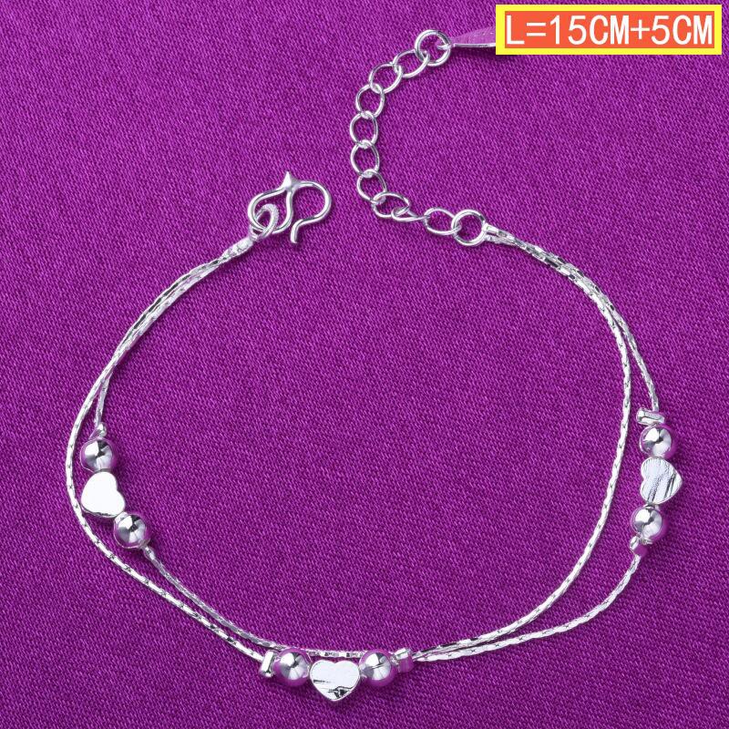 50 gaya 925 gelang perak asli, aksesoris perhiasan fashion Jepang dan Korea-22