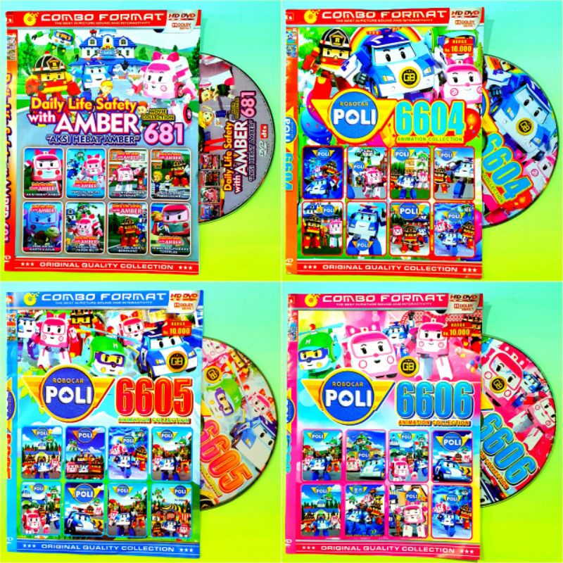 KASET FILM ANAK ANAK KARTUN ANIMASI TERBARU POLI ROBOCAR DUBBING BAHASA INDONESIA-FILM ROBOCAR POLI 