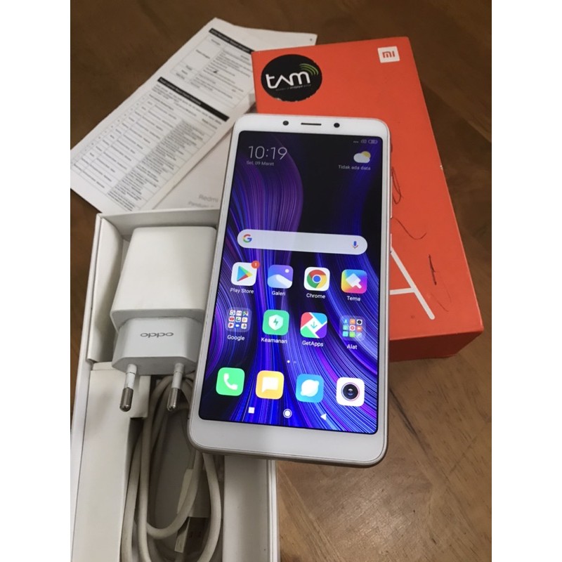 Jual HP Handphone Redmi 6A Ram 2/16gb Fullset siap pakai HP Seken second