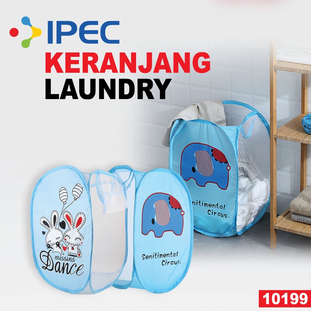 Keranjang Baju Kotor Lipat Motif Laundry Bag Keranjang Baju Hamper Portable Keranjang Baju Karakter Terbaru Kekinian