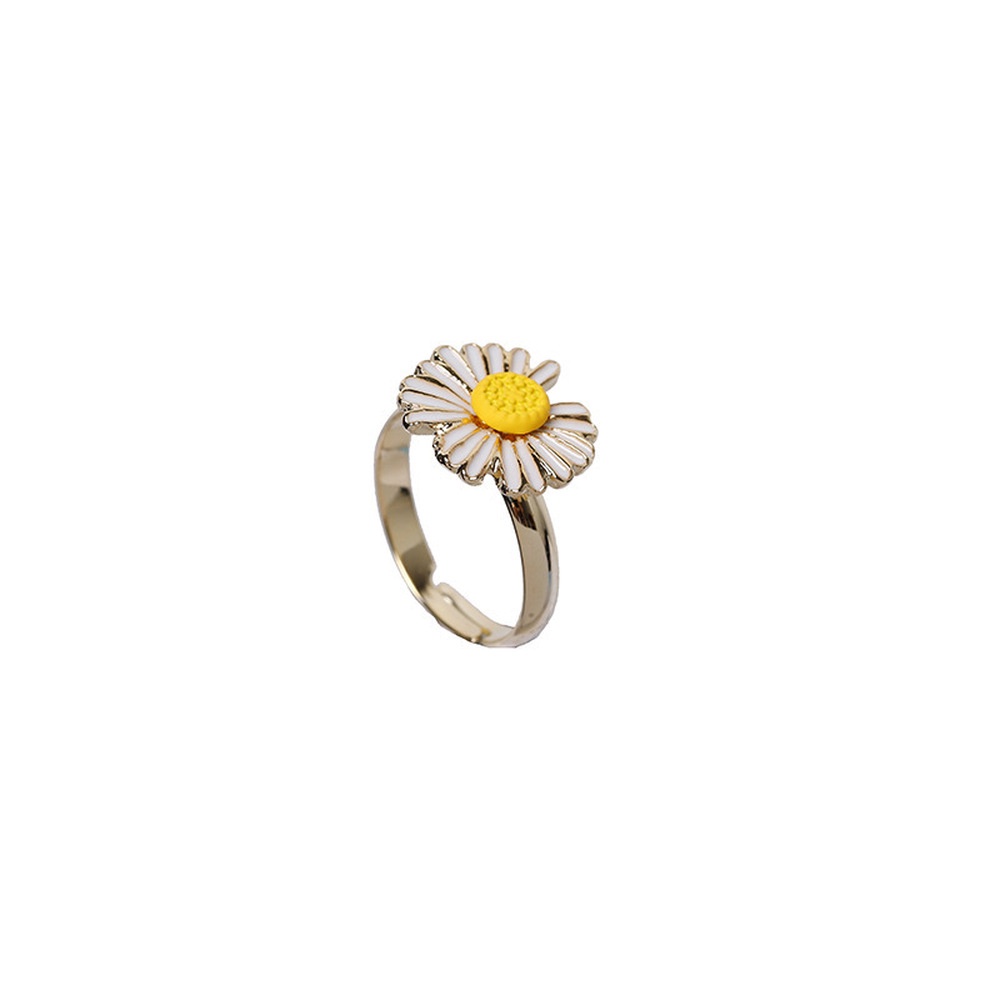 Gelang Kalung Cincin Desain Bunga Daisy Untuk Wanita