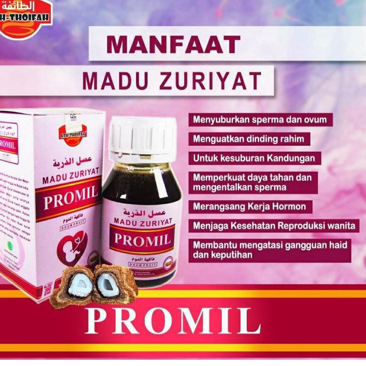 Aneka produk Madu ZURIYAT PROMIL isi 350 gr PROGRAM KEHAMILAN Obat penyubur obat kesuburan W91V09.,