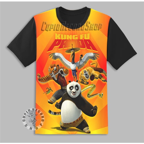Baju Kungfu Panda Kung Fu Kaos Anak Laki Laki Perempuan Pakaian 1 12 Tahun Game Anime 3D 10726