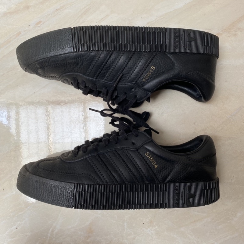 PRELOVED SEPATU ADIDAS SAMBAROSE CORE BLACK WOMAN ORI