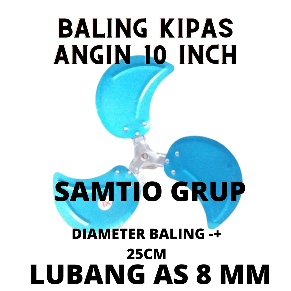 baling kipas angin 10 inch As 8mm