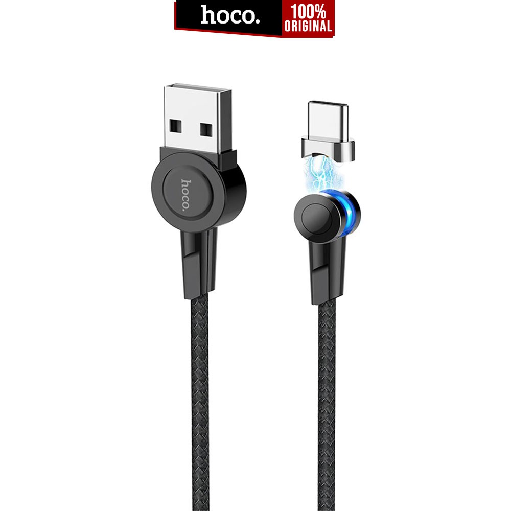 

Kabel Charger Lightning / USB Type C Hoco S8 Magnetic Charging Nylon Data Cable