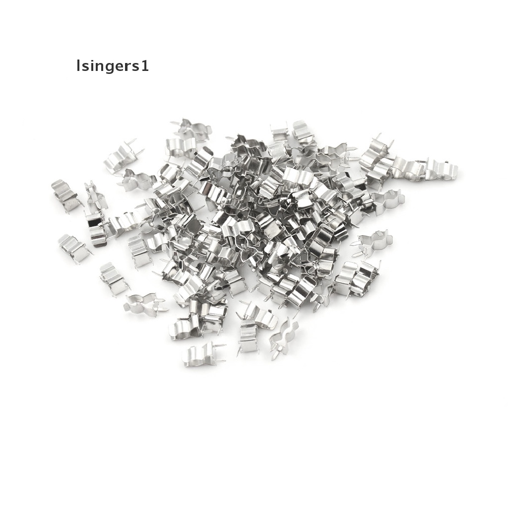 (lsingers1) 100pcs Klip Holder Sekring Listrik 5x20mm Untuk PCB