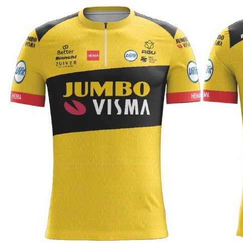 JERSEY KAOS TOUR DE FRANCE 2020 TEAM JUMBO VISMA