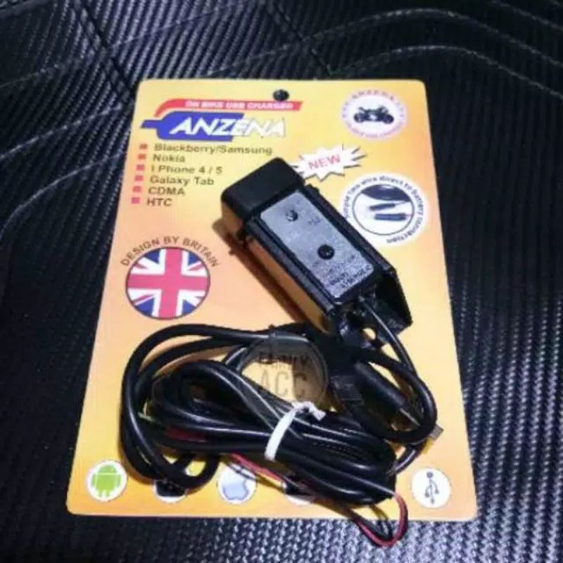 Charger HP motor Anzena/Anzena USB charger motor waterproof