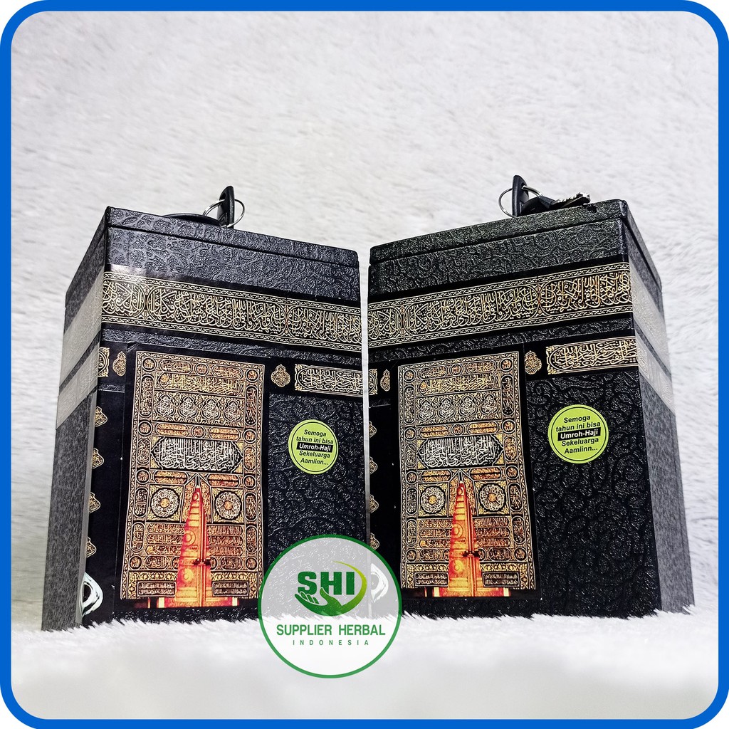CELENGAN KA'BAH Kabah kakbah SEDANG Miniatur Kado Ulangtahun Souvenir Haji Umroh Unik sedekah subuh-8