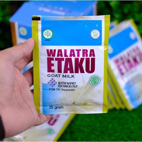 Walatra Etaku Susu Peninggi Badan Anak Remaja Dewasa Goat Milk Kambing Etawa Bubuk Asli Serbuk Isi 10 Sachet Sudah BPOM Dan Halal MUI