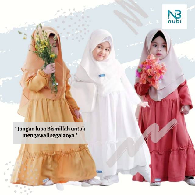 Original * Gamis Zahra New Nubi - Junior