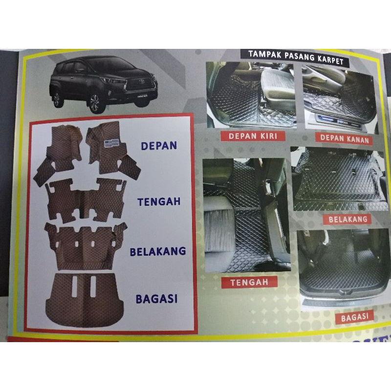 Karpet full 360 mobil all new rush 2018-2021