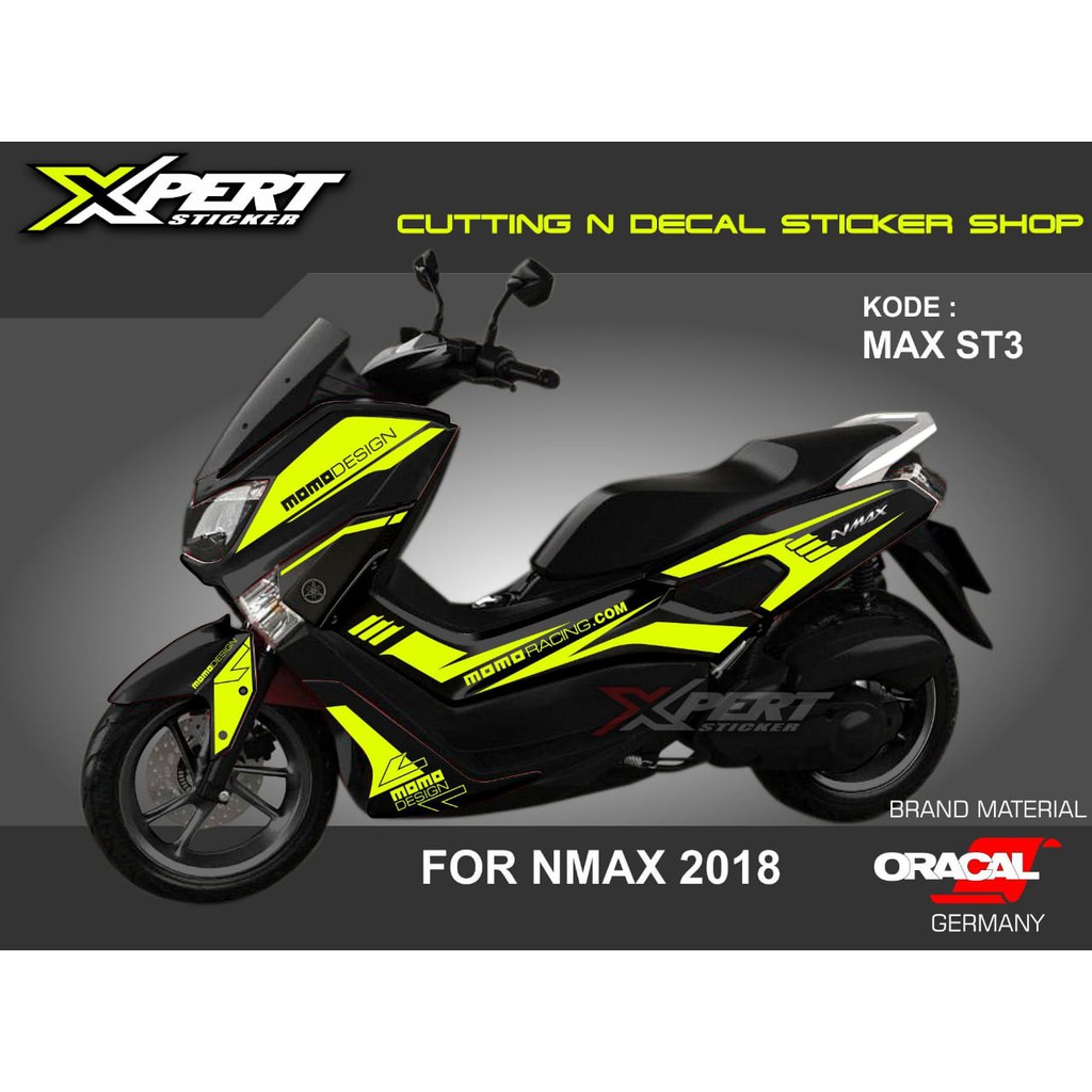 Sticker Nmax 2018 Kuning Stabillo