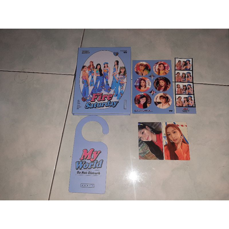 [SHARING] ALBUM SECRET NUMBER 3RD SINGLE ALBUM FIRE SATURDAY