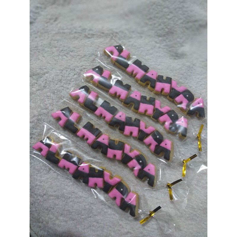 

Custom Cookies Huruf Polos A-Z / Nama / Angka