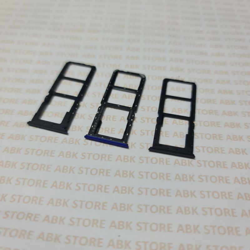 Simtray Simlock Slot Sim Tempat Kartu Simcard Realme 3 Pro Original