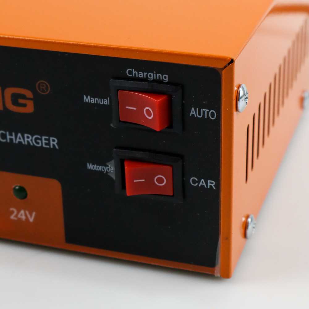 ANJING Charger Carger Cas Caaan Aki Mobil Motor 130W 12V/24V + LCD - AJ-618G