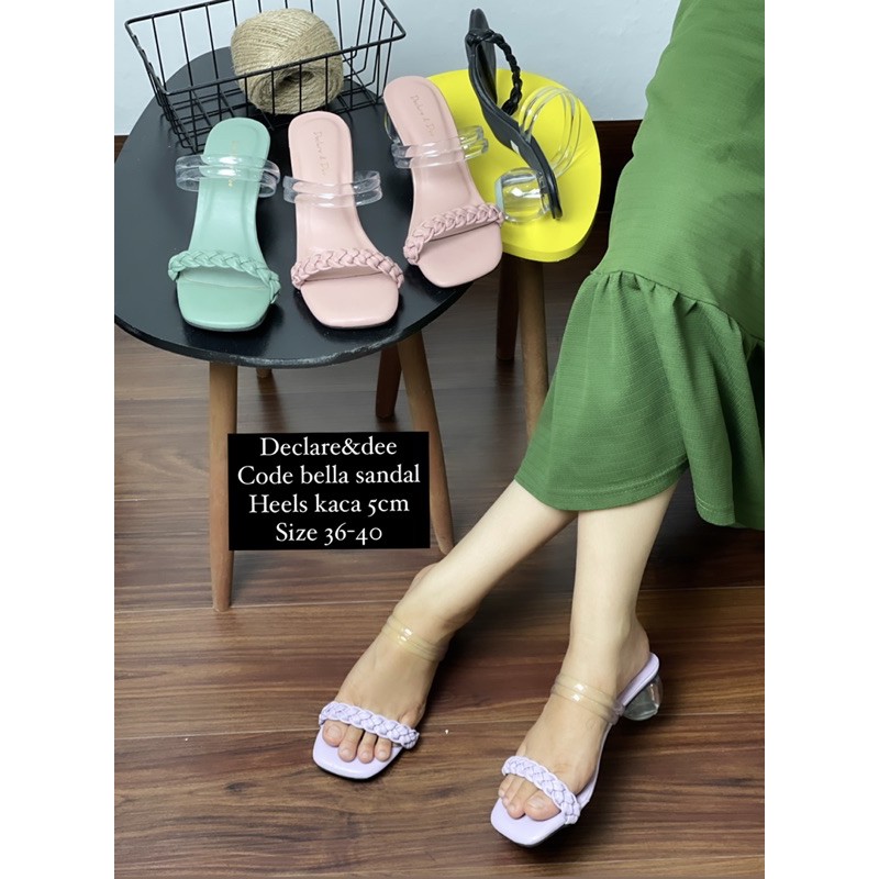 DECLARE&amp;DEE BELLA HEELS KACA 5CM
