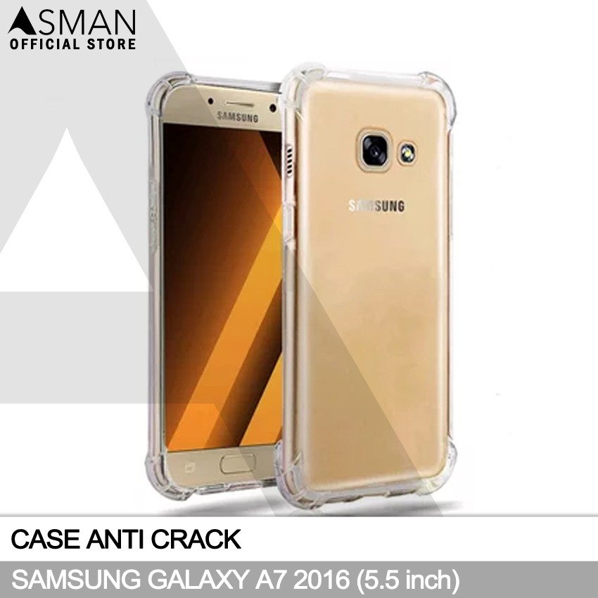 Anti Crack Samsung Galaxy A7 2016 / A710 (5.5&quot;) | Soft Case Anti Bentur - Clear