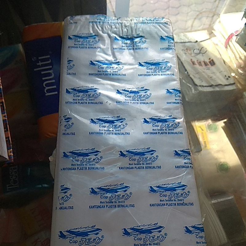 plastik jet biru ukuran 03x12x25