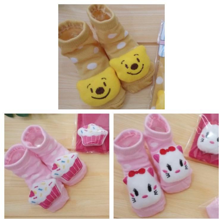 3D kaos kaki anak bayi boneka Lucu Murah lembut Bagus Terlaris Babeebabyshop