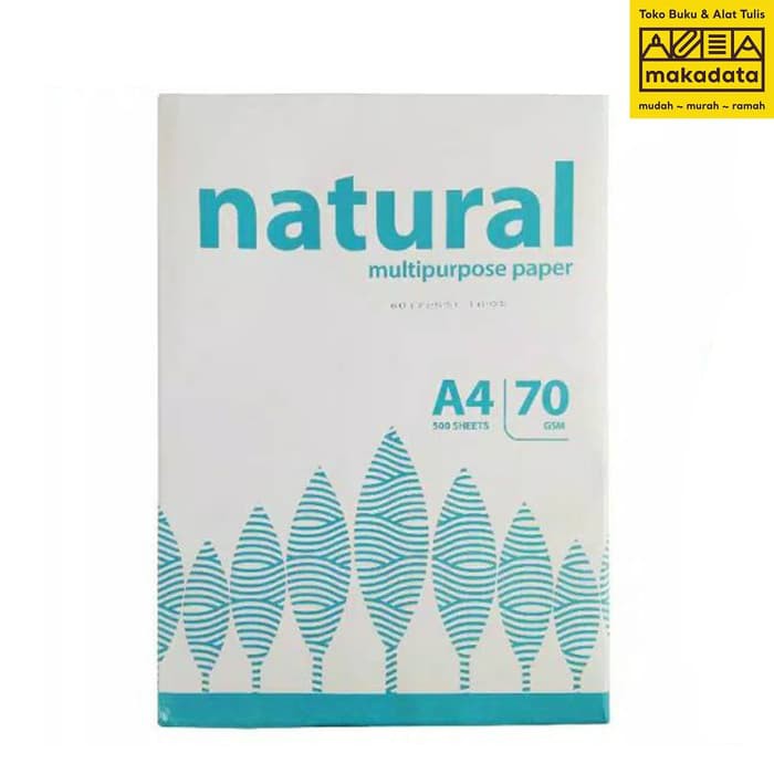 

Termurah KERTAS HVS | PRINT | FOTOCOPY NATURAL A4 70 GRAM (1RIM) Orisinil