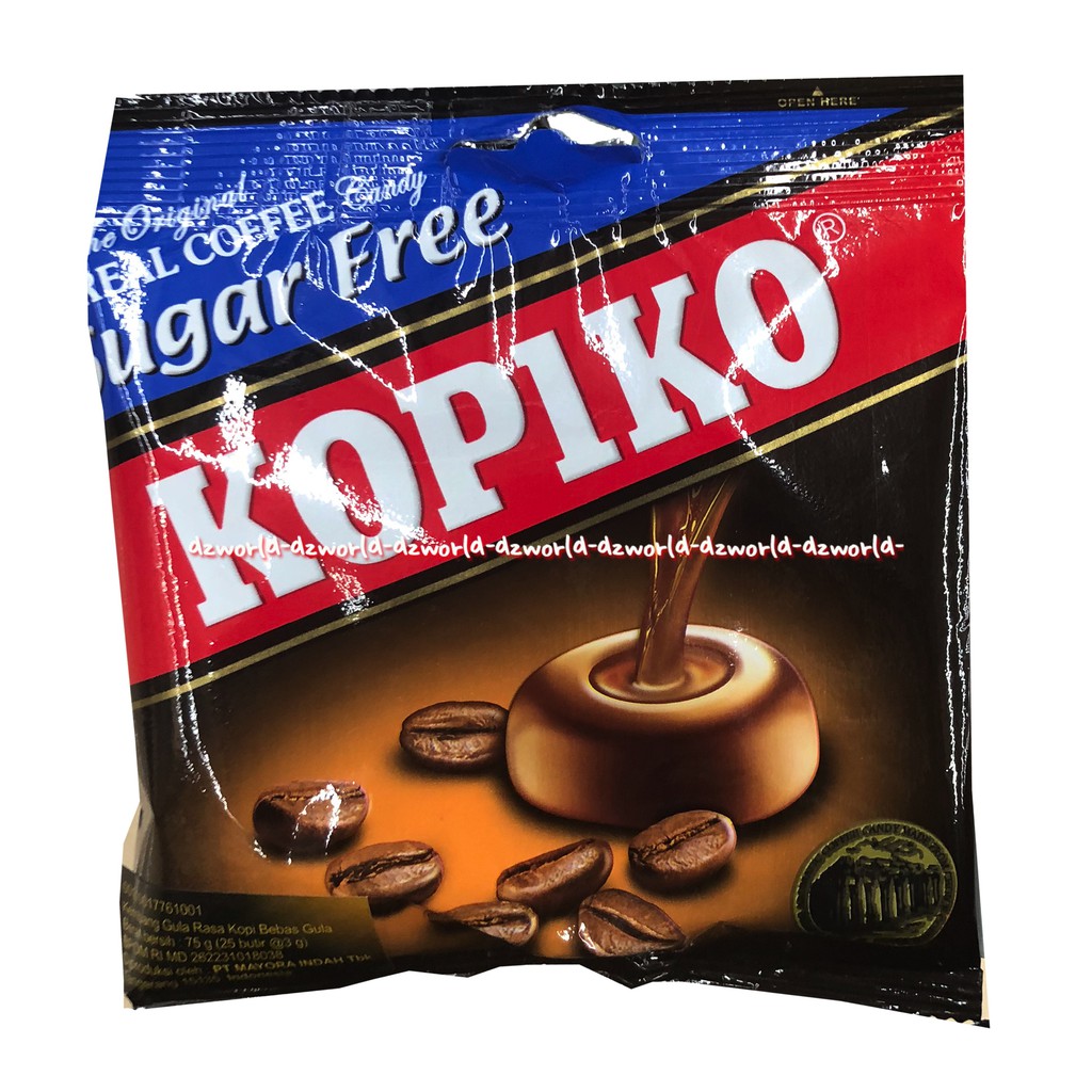 Kopiko Sugar Free Permen Kopi Tanpa Gula 75gr Kopi Ko Low Less Sugar Coffee Candy Cofee Sugarfree Permen Kopi Kopikoo