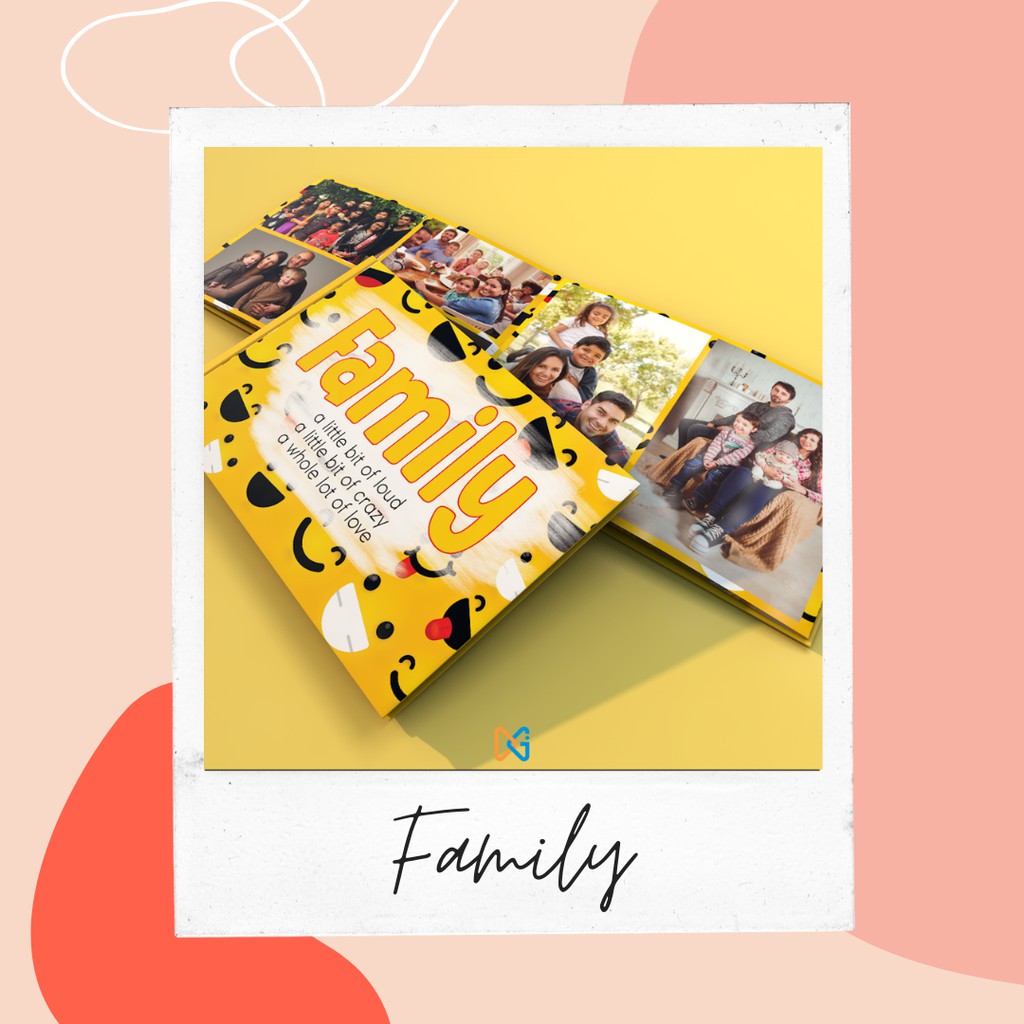 Print Photo Album Family / Photobook / Instabook Cetak, Design, Album