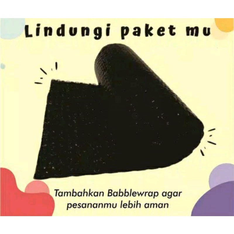 

tambahan packing bable warp agar barang aman