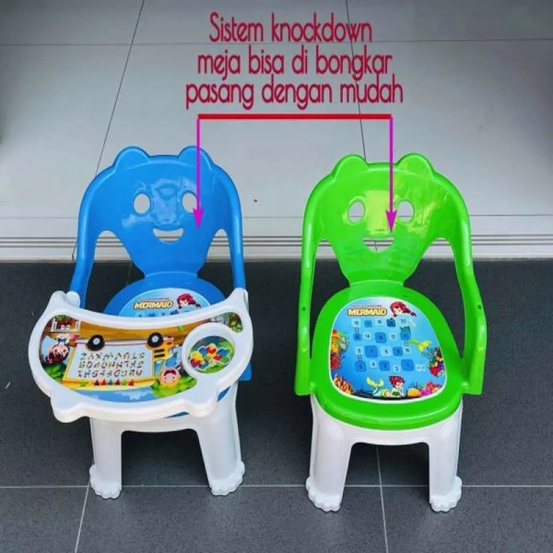 EL KURSI MAKAN BAYI/MEJA KURSI ANAK TABITHA CERIA/ KURS MEJA MAKAN BAYI/MEJA KURSI MAKAN TABITHA