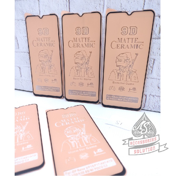 TEMPERED GLASS CERAMIC MATTE DEPAN XIAOMI POCO X3 F3 M3 M4 X5 PRO 5G X3 NFC X3 F4 GT C55 C31 C50 C3 C40