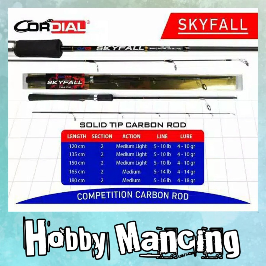 Joran Cordial SKYFALL | Solid Carbon Tip |