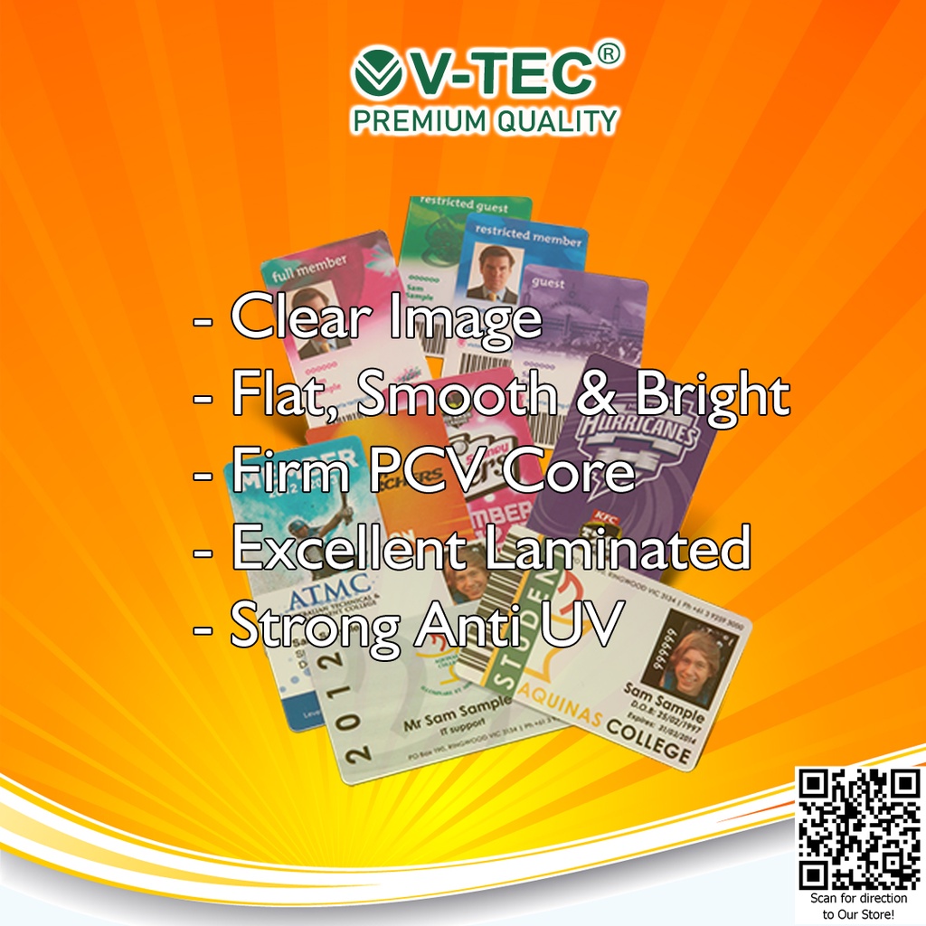 Repack 5 Set - QUANTAC PENTA dan VTEC PVC ID CARD Instant Digital Print Laser Toner A3+  Kartu Anggota / ATM / Member Card