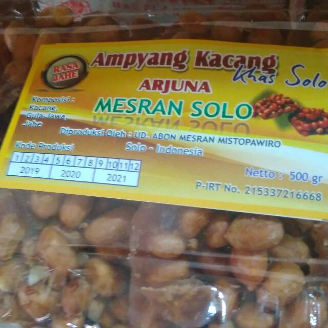 

Ampyang Kacang Gula Mesran Solo