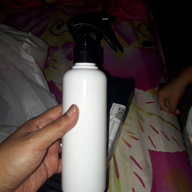 Botol Sprayer Mini 250ml Putih Kepala Spray Hitam Utk Semprot Air Semai Atau Pestisida Nabati