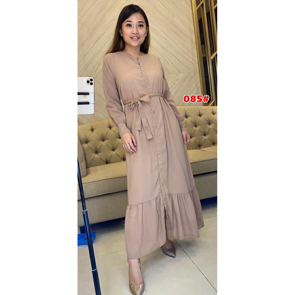 085# Maxi moscrape/ fashion moscrape/ fashion wanita/ style maxi moscrape/Fahion Maxi Wanita